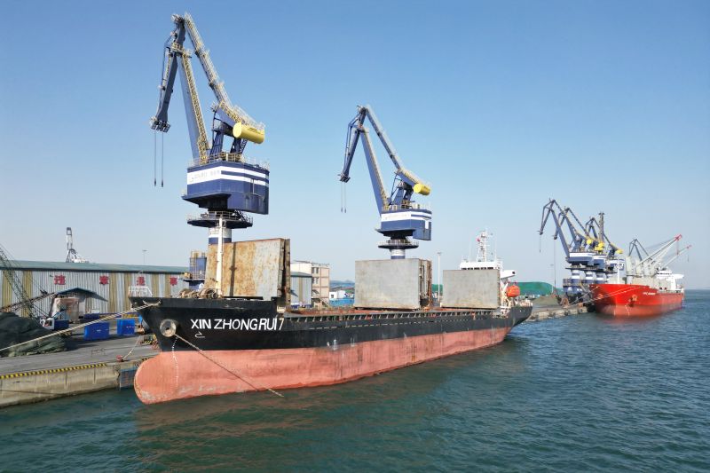 一季度煙臺港件雜貨出口發(fā)運量增長超8成（圖）